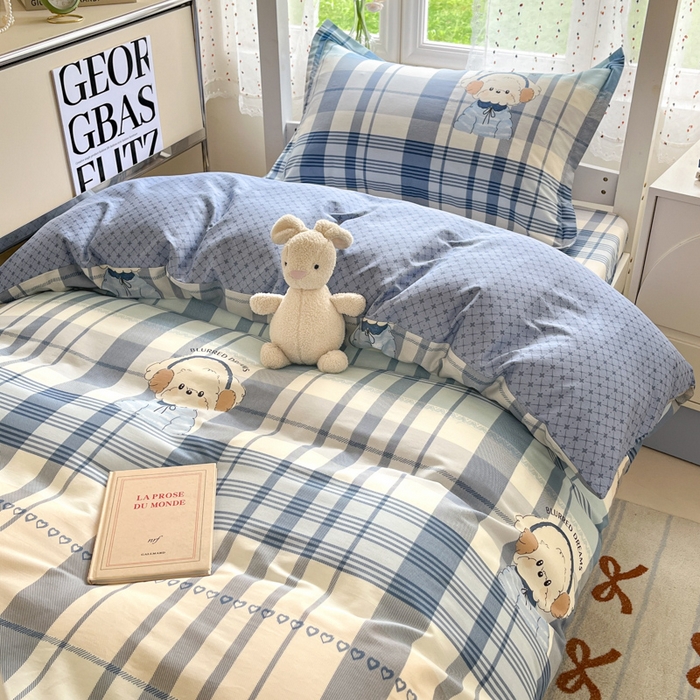 91家纺网 家纺一手货源 找家纺 （总）莱通家纺 2025新款12868学生宿舍三件套