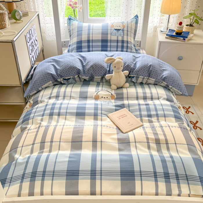 91家纺网 家纺一手货源 找家纺 （总）莱通家纺 2025新款12868学生宿舍三件套