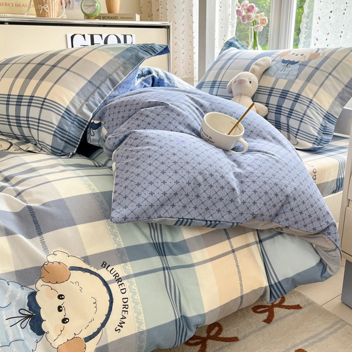 91家纺网 家纺一手货源 找家纺 （总）莱通家纺 2025新款12868学生宿舍三件套