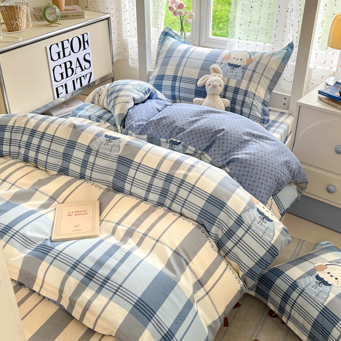 91家纺网 家纺一手货源 找家纺 （总）莱通家纺 2025新款12868学生宿舍三件套