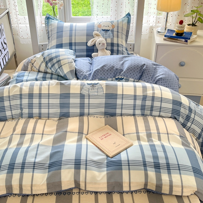 91家纺网 家纺一手货源 找家纺 （总）莱通家纺 2025新款12868学生宿舍三件套