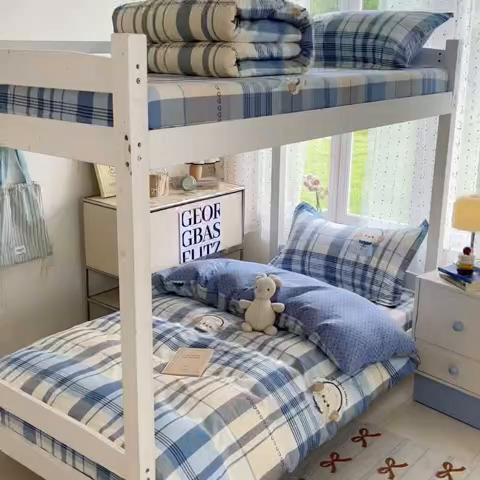 91家纺网 家纺一手货源 找家纺 （总）莱通家纺 2025新款12868学生宿舍三件套