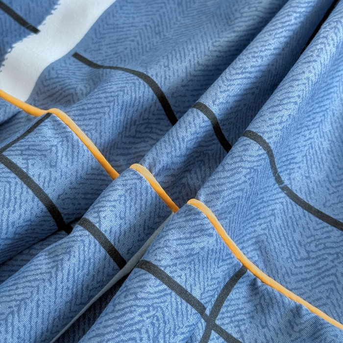 91家纺网 家纺一手货源 找家纺 雨田2025新款夹棉印花床裙 青春