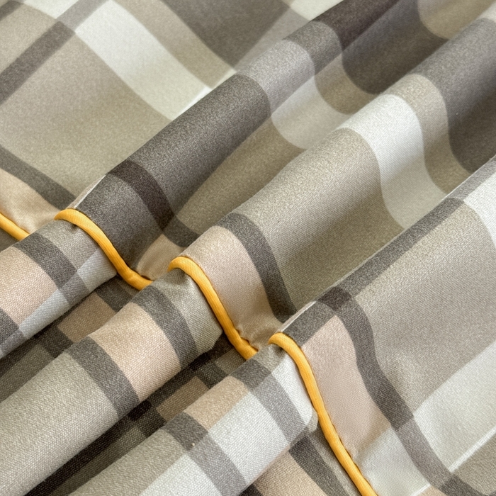 91家纺网 家纺一手货源 找家纺 雨田2025新款夹棉印花床裙 新动力棕