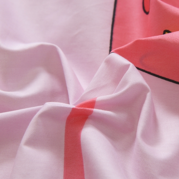 91家纺网 家纺一手货源 找家纺 梵赫 2025新款小版全棉纯棉卡通幼儿园儿童三件套套件 甜心女孩