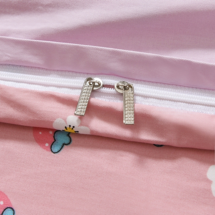 91家纺网 家纺一手货源 找家纺 梵赫 2025新款小版全棉纯棉卡通幼儿园儿童三件套套件 甜心女孩