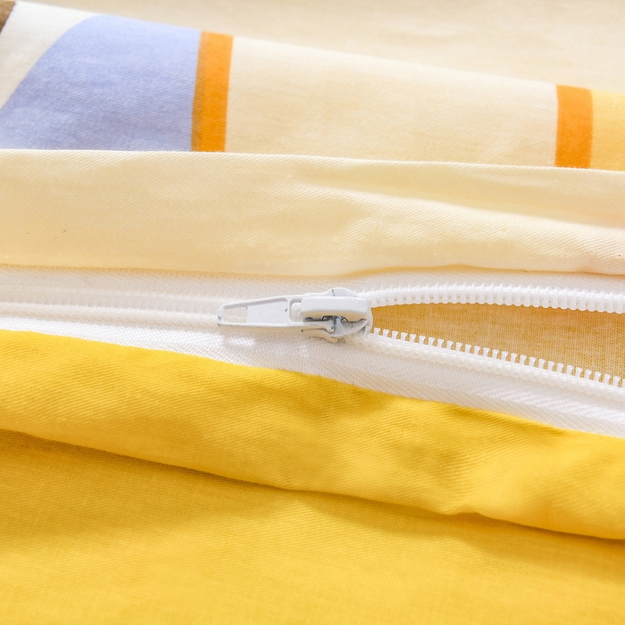 91家纺网 家纺一手货源 找家纺 梵赫 2025新款小版全棉纯棉卡通幼儿园儿童三件套套件 小熊甜心