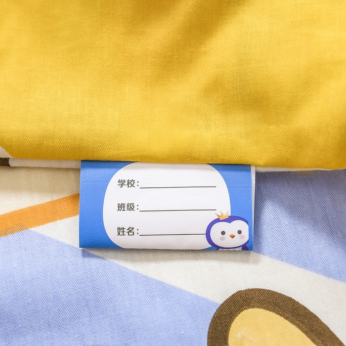 91家纺网 家纺一手货源 找家纺 梵赫 2025新款小版全棉纯棉卡通幼儿园儿童三件套套件 小熊甜心