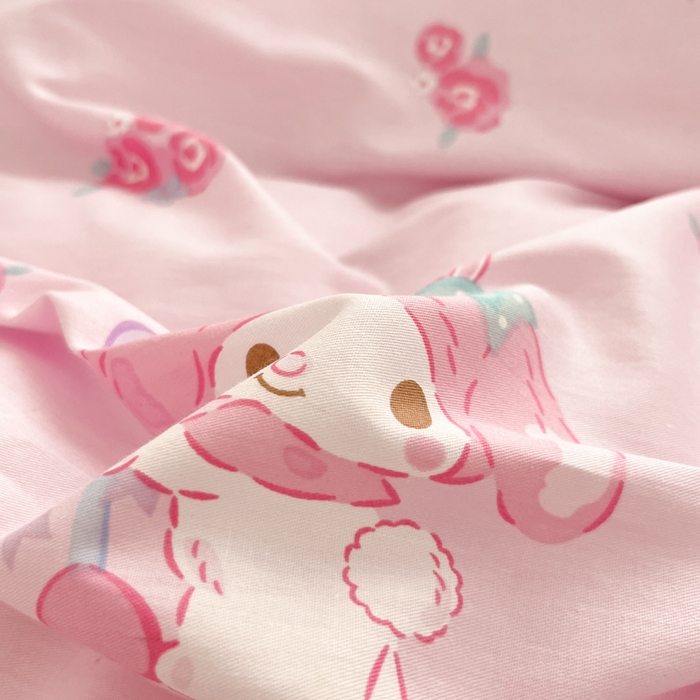 91家纺网 家纺一手货源 找家纺 暮思家居 2025新款正版授权三丽鸥全棉纯棉四件套系列-第三批 魔法美乐蒂