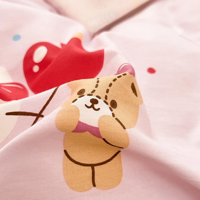 91家纺网 家纺一手货源 找家纺 暮思家居 2025新款正版授权三丽鸥全棉纯棉四件套系列-第三批 气球凯蒂