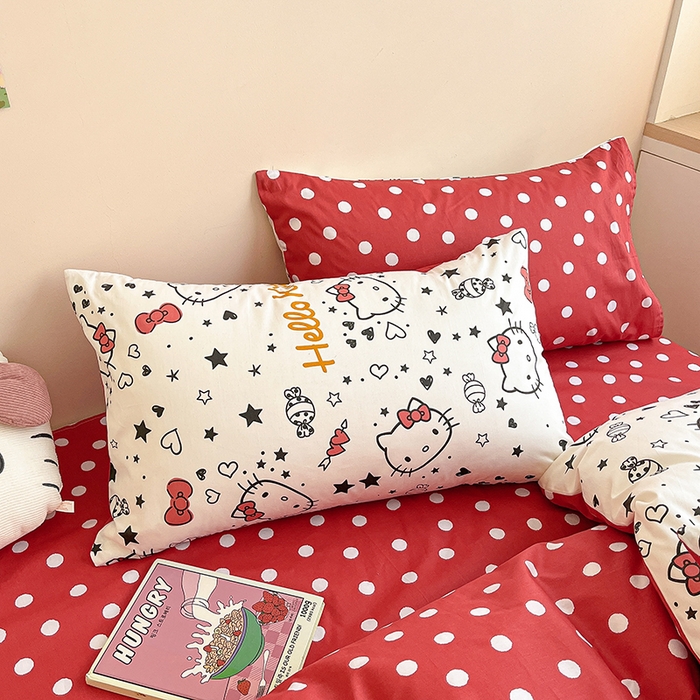 91家纺网 家纺一手货源 找家纺 暮思家居 2025新款正版授权三丽鸥全棉纯棉四件套系列-第三批 糖果KT