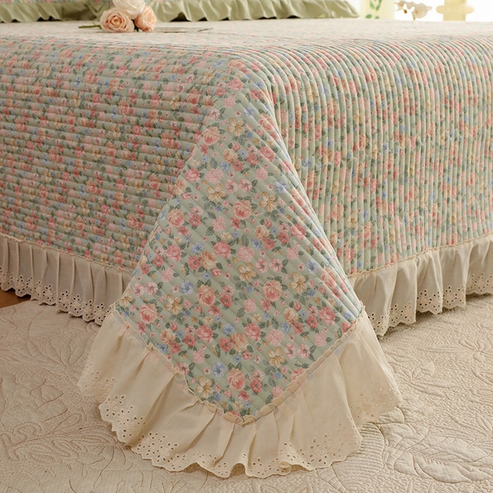 91家纺网 家纺一手货源 找家纺 （总）美达家纺 2025新款全棉夹棉密道款床盖单品床盖床盖单件（可定制）