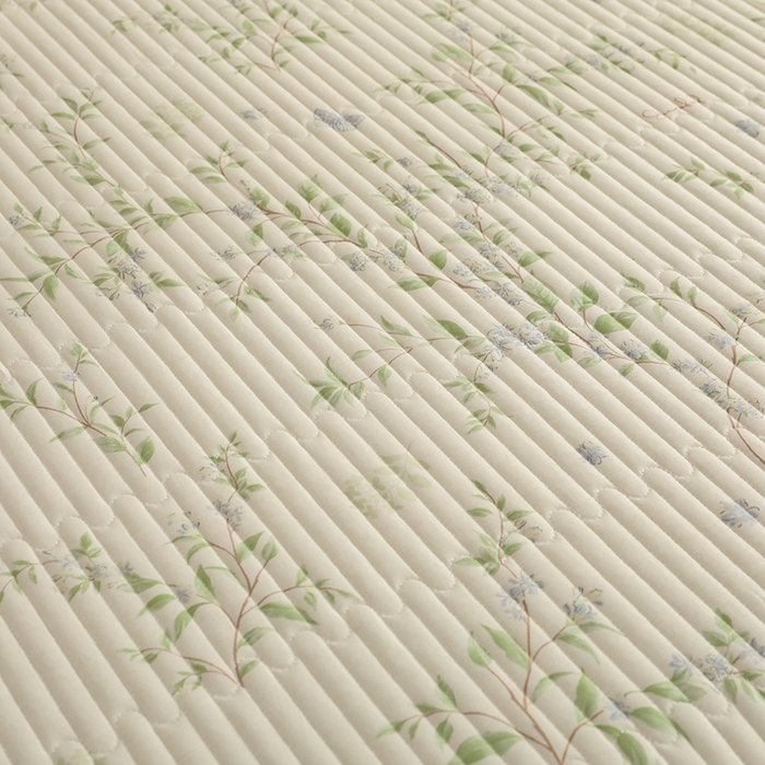 91家纺网 家纺一手货源 找家纺 美达家纺 2025新款全棉夹棉密道款床盖单品床盖床盖单件 花枝摇曳（可定制）