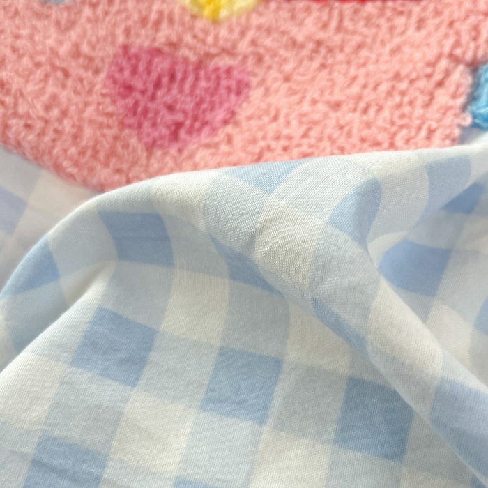 91家纺网 家纺一手货源 找家纺 如一 2025新款A类卡通毛巾绣水洗云朵棉学生宿舍床三件套 小花猫