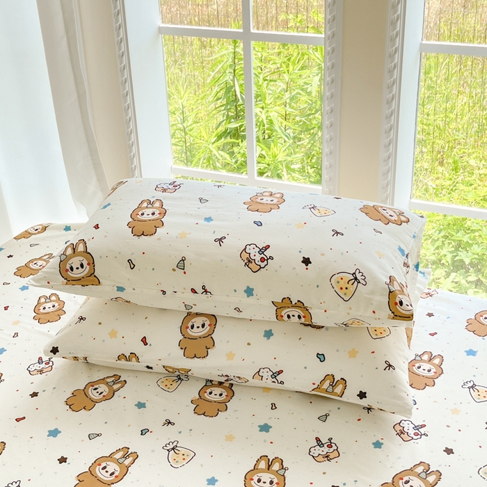 91家纺网 家纺一手货源 找家纺 （总）寻米 2025新款全棉纯棉印花学生季四件套