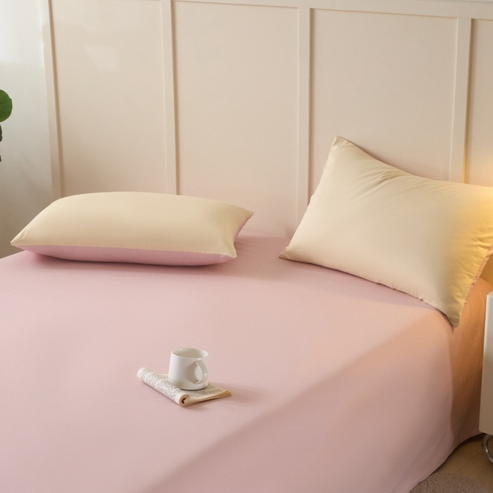 91家纺网 家纺一手货源 找家纺 （总）乐美家纺 2025新款全棉纯棉纯色床单床单单件单床单