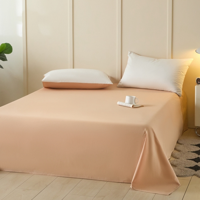 91家纺网 家纺一手货源 找家纺 （总）乐美家纺 2025新款全棉纯棉纯色床单床单单件单床单