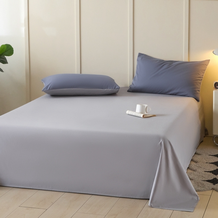 91家纺网 家纺一手货源 找家纺 （总）乐美家纺 2025新款全棉纯棉纯色床单床单单件单床单