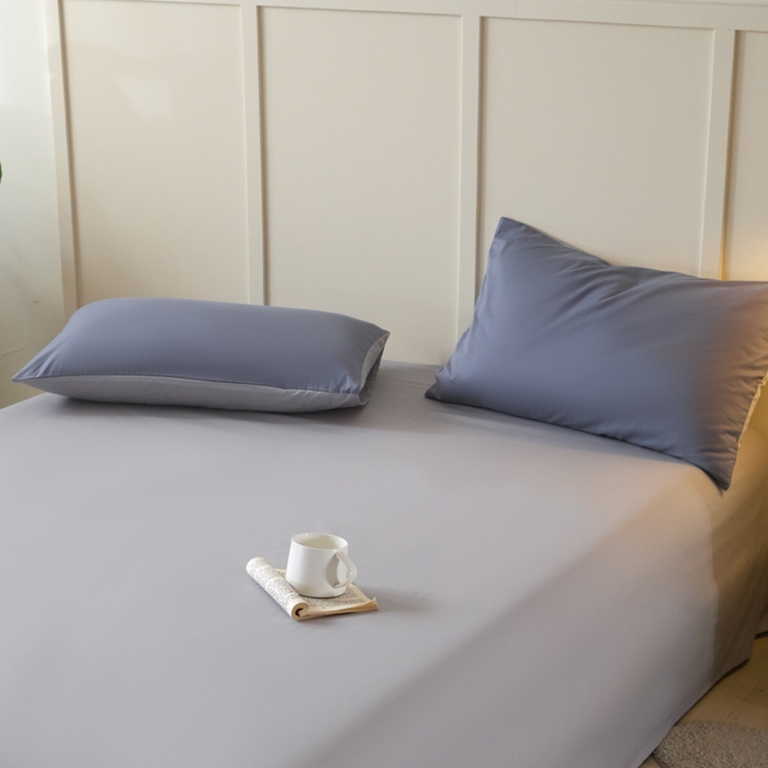 91家纺网 家纺一手货源 找家纺 （总）乐美家纺 2025新款全棉纯棉双拼纯色枕套枕套单件单枕套