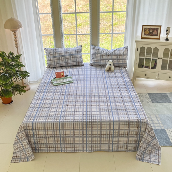 91家纺网 家纺一手货源 找家纺 寻米 2025新款全棉纯棉印花学生季四件套 柏林小镇