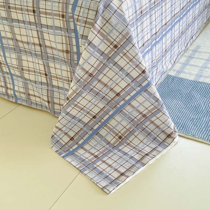 91家纺网 家纺一手货源 找家纺 寻米 2025新款全棉纯棉印花学生季四件套 柏林小镇