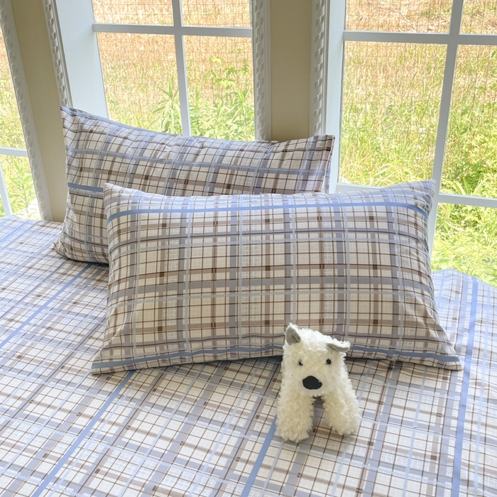 91家纺网 家纺一手货源 找家纺 寻米 2025新款全棉纯棉印花学生季四件套 柏林小镇