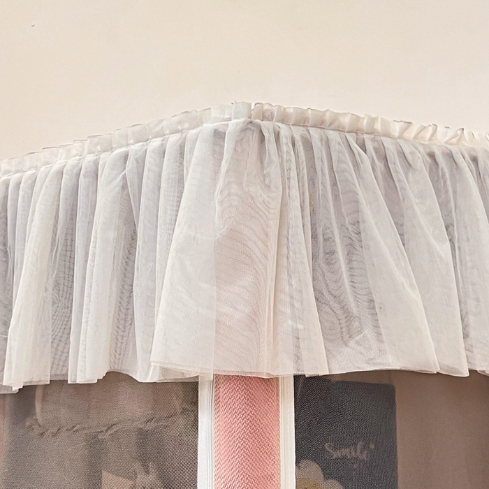 91家纺网 家纺一手货源 找家纺 （总）飞轮海蚊帐 新款棉麻学生宿舍三开门遮光蚊帐-XZ-96 回底 全底 加高1.2