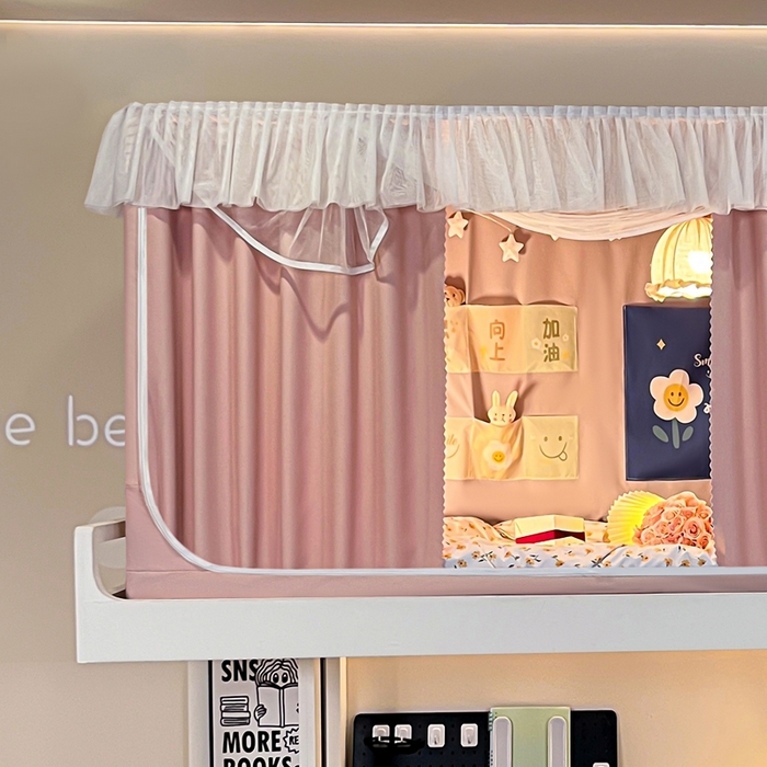 91家纺网 家纺一手货源 找家纺 （总）飞轮海蚊帐 新款棉麻学生宿舍三开门遮光蚊帐-XZ-96 回底 全底 加高1.2