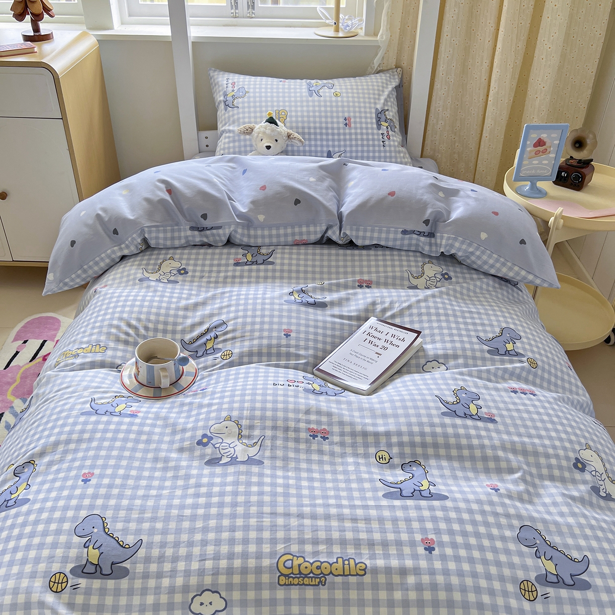 91家纺网 家纺一手货源 找家纺 （总）麦伦家居 2025新款40支13372全棉纯棉斜纹学生上下铺床品宿舍三件套上下铺四件套系列