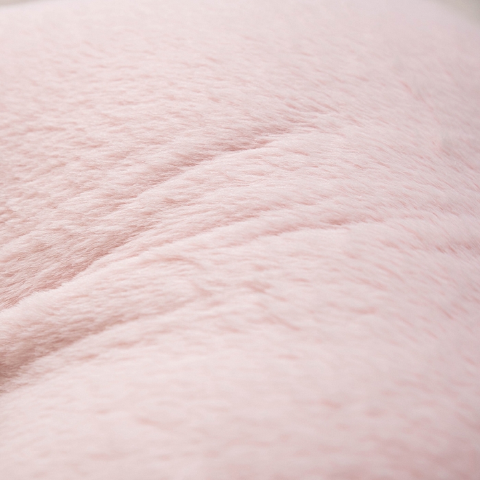 91家纺网 家纺一手货源 找家纺 一兰家纺 2025新款秋冬兔绒单人靠垫加厚多功能长毛绒护腰靠垫靠背-兔绒哈基米系列 兔绒哈基米-粉