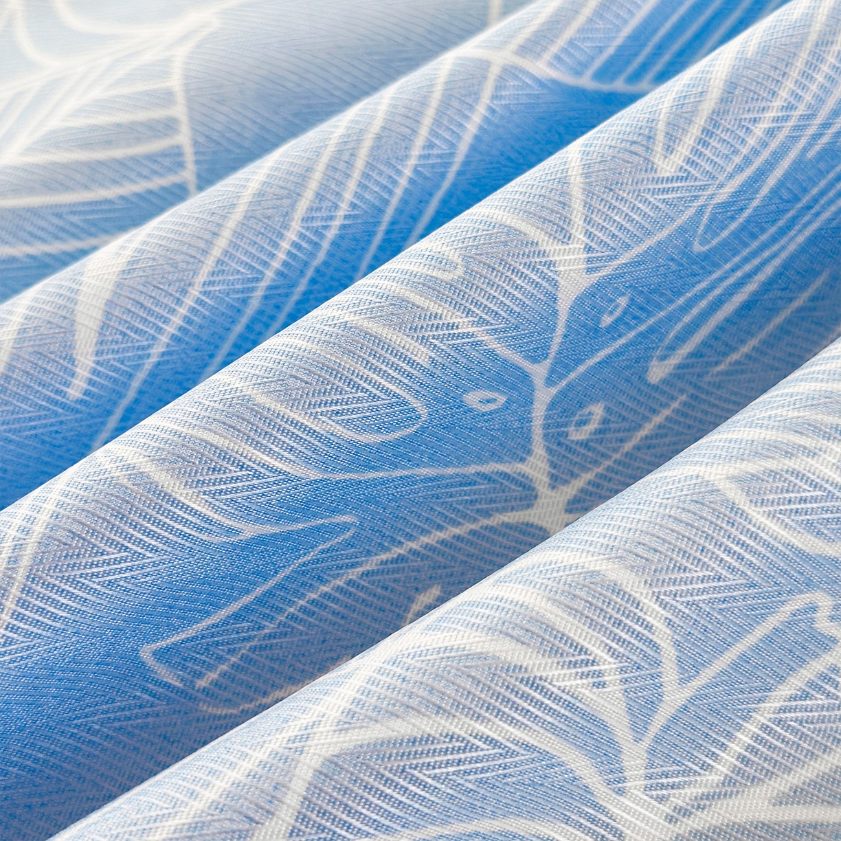 91家纺网 家纺一手货源 找家纺 云玲时尚 2025新款凉感丝双人枕枕头 芳菲-蓝