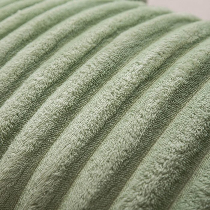 91家纺网 家纺一手货源 找家纺 一兰家纺 2025新款单人靠垫加厚薯条绒床头靠背护腰靠垫可拆洗款-薯薯系列 薯薯-青绿