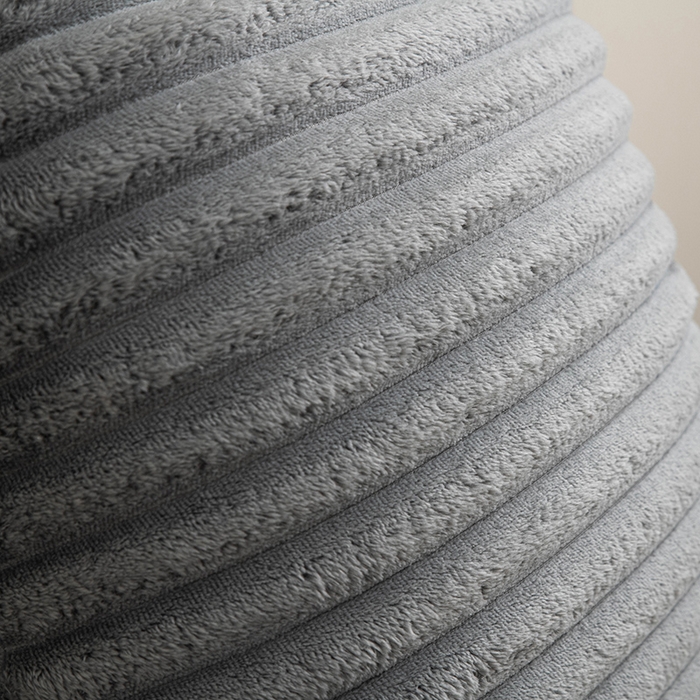 91家纺网 家纺一手货源 找家纺 一兰家纺 2025新款单人靠垫加厚薯条绒床头靠背护腰靠垫可拆洗款-薯薯系列 薯薯-雾灰