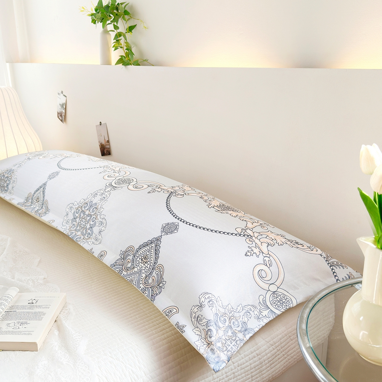 91家纺网 家纺一手货源 找家纺 云玲时尚 2025新款凉感丝双人枕枕头 古色古香