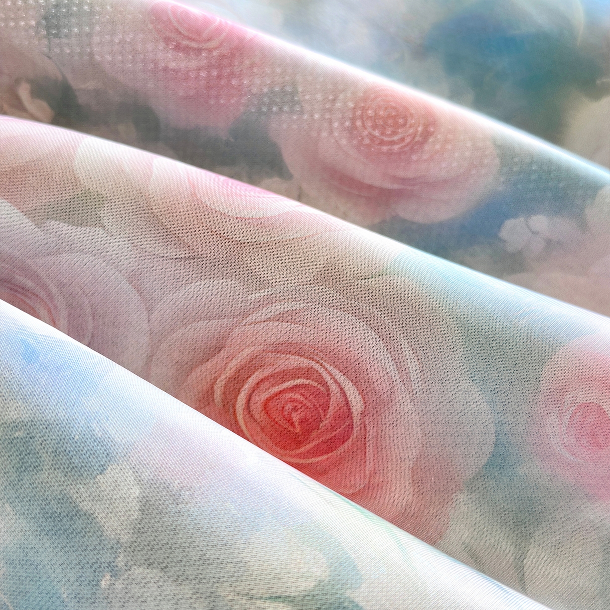 91家纺网 家纺一手货源 找家纺 乐居家纺 2025新款凉感丝三明治床笠款凉席席子 玫粉