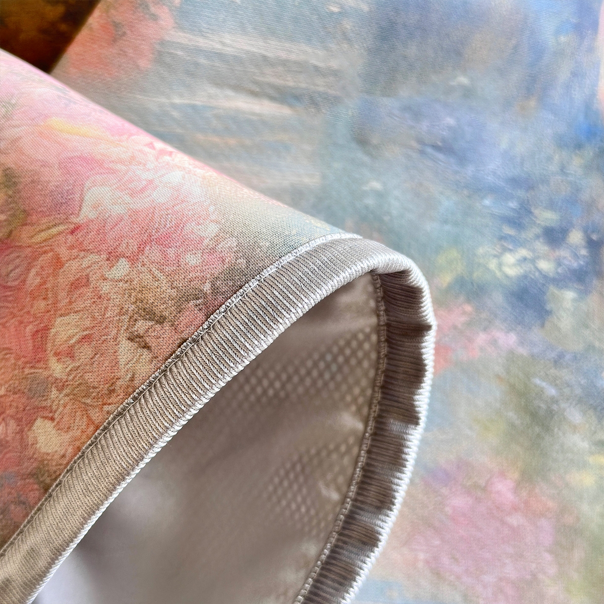 91家纺网 家纺一手货源 找家纺 乐居家纺 2025新款凉感丝三明治床笠款凉席席子 云汀