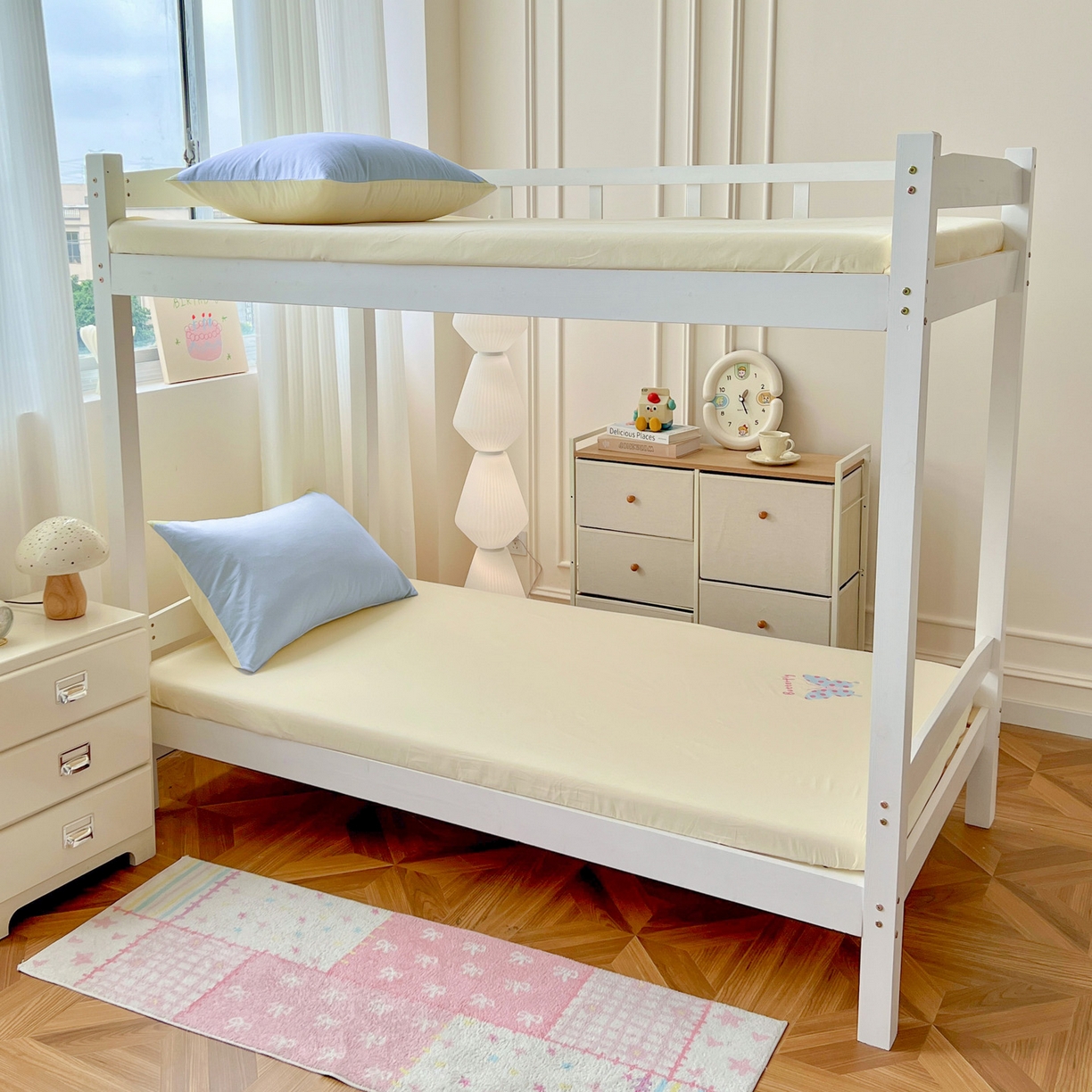 91家纺网 家纺一手货源 找家纺 （总） 泽西2025新品A类13376加密全棉卡通床笠三件套纯棉学生宿舍单床笠