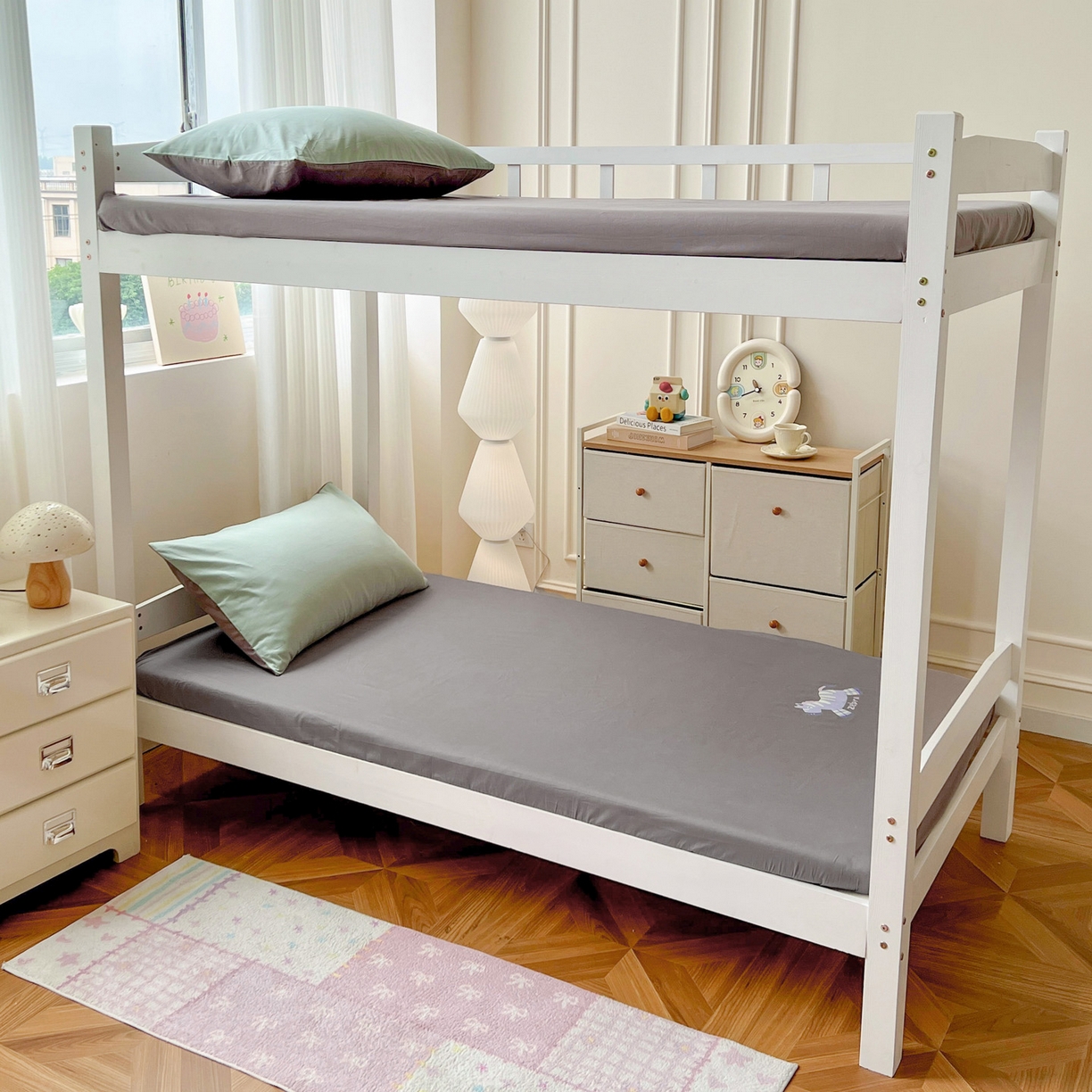 91家纺网 家纺一手货源 找家纺 （总） 泽西2025新品A类13376加密全棉卡通床笠三件套纯棉学生宿舍单床笠