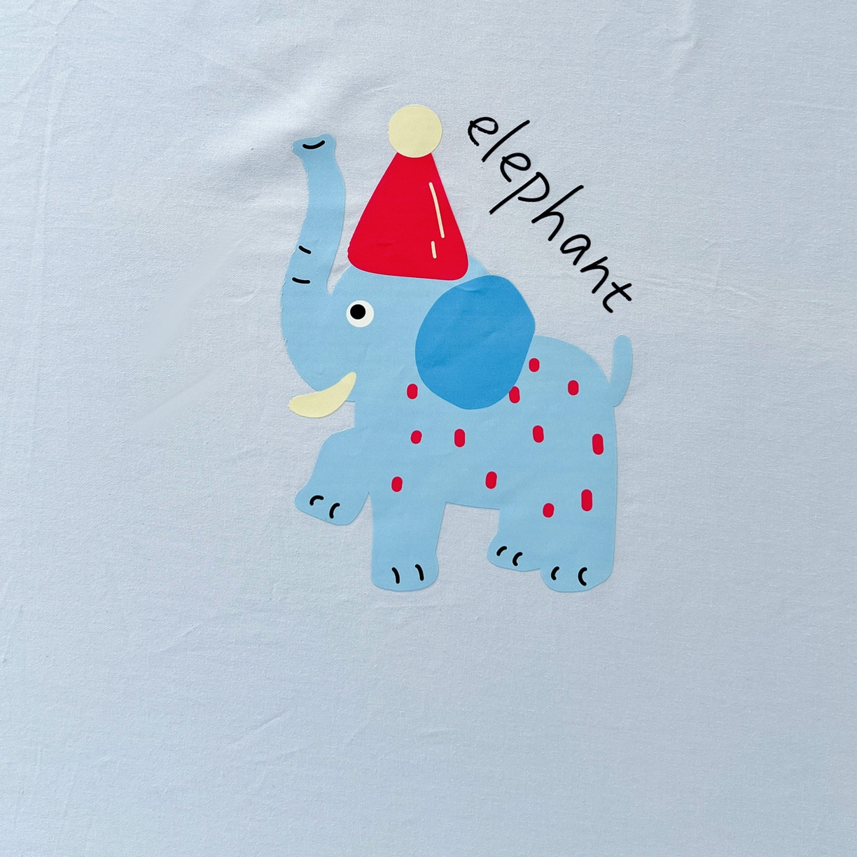 91家纺网 家纺一手货源 找家纺  泽西2025新品A类13376加密全棉卡通床笠三件套纯棉学生宿舍单床笠 福小象-晴空蓝