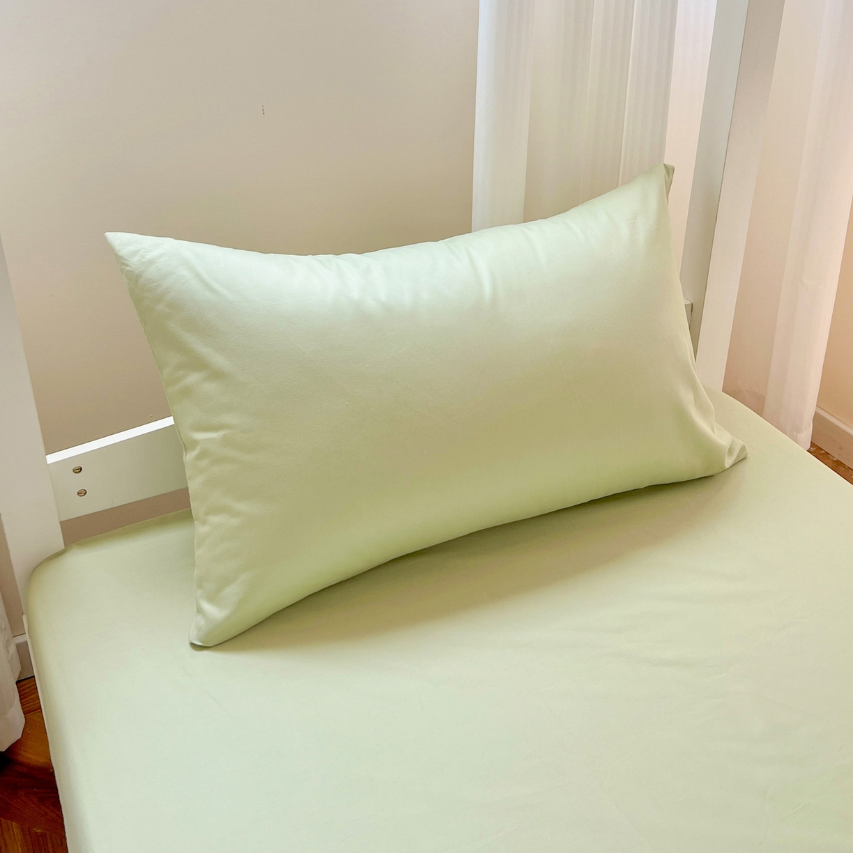 91家纺网 家纺一手货源 找家纺  泽西2025新品A类13376加密全棉卡通床笠三件套纯棉学生宿舍单床笠 淘气虫-橄榄绿