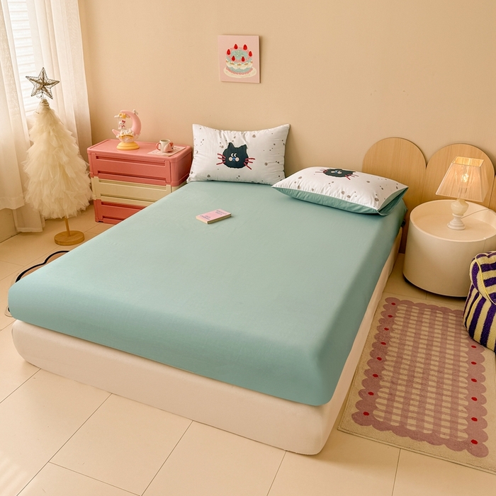 91家纺网 家纺一手货源 找家纺 （总）玉元坊 2025新款单品全棉纯棉1.2m1.5米1.8*2m床笠防尘罩