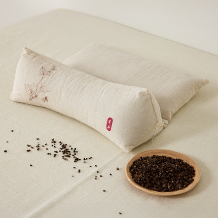 91家纺网 家纺一手货源 找家纺 （总）昕科 2025新款棉麻三角桥荞麦二合一组合枕芯-棉麻三角枕头草本荞麦壳牵