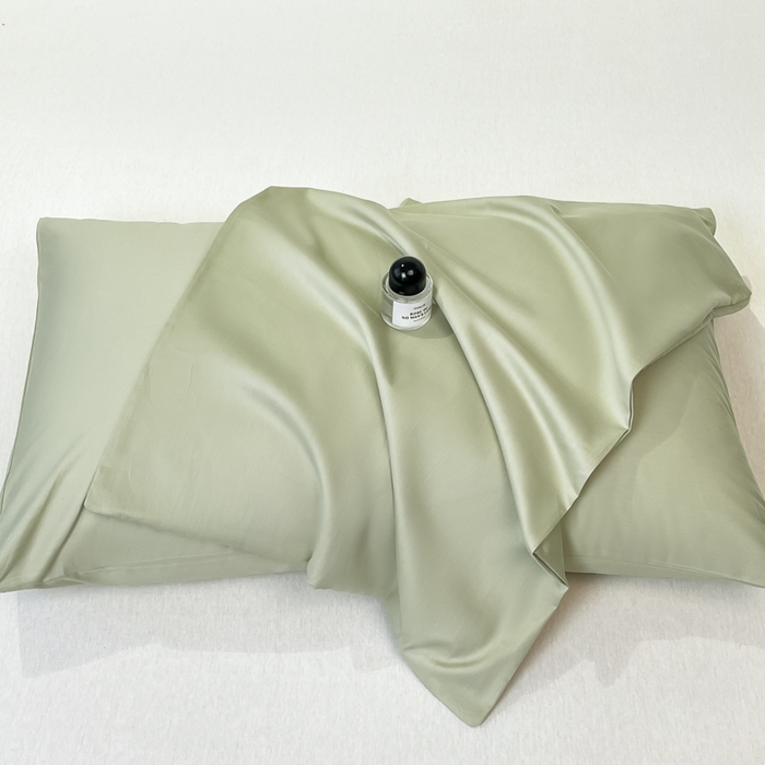 91家纺网 家纺一手货源 找家纺 暖季家纺 2025新款全棉13376单枕套系列 40-纯色果绿