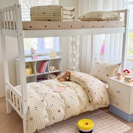 91家纺网 家纺一手货源 找家纺 （总）慕尚家纺 2025新款13070全棉学生季全棉学生床三件套