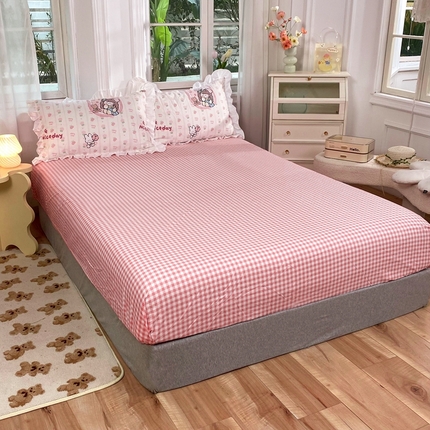 91家纺网 家纺一手货源 找家纺 （总）玉元坊 2025新款单品全棉纯棉1.2m1.5米1.8*2m床笠防尘罩