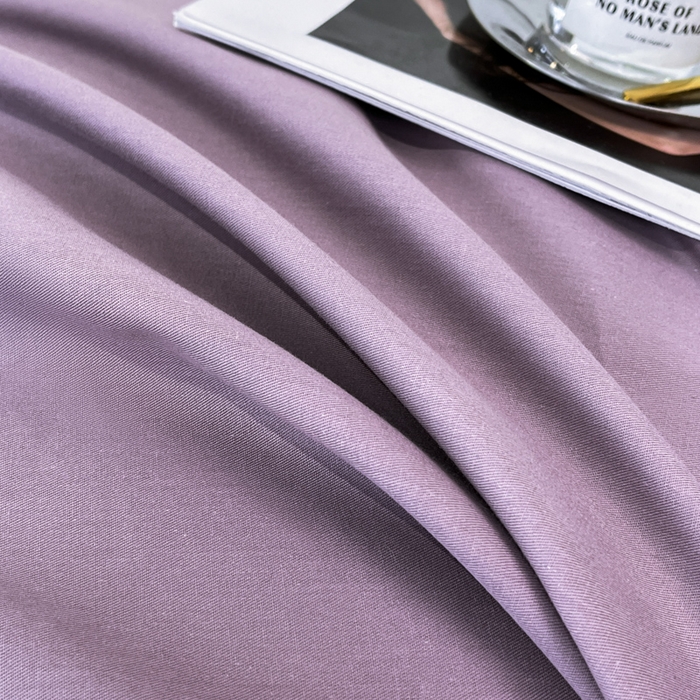 91家纺网 家纺一手货源 找家纺 暖季家纺 2025新款全棉13376单枕套系列 40-纯色罗兰紫