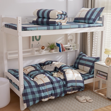 DoDo 兜兜 2025新款全棉纯棉小清新卡通条格学生宿舍三四件套【可定做尺寸】 畅想未来