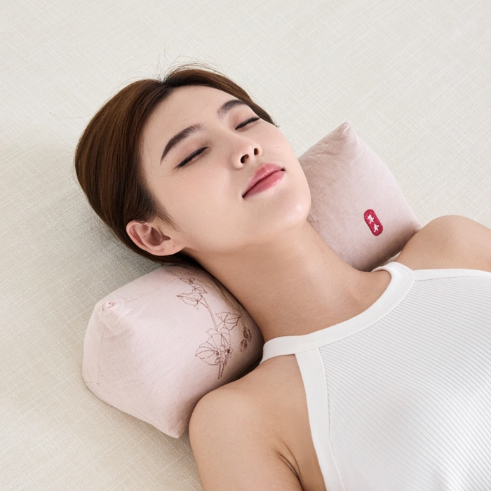 91家纺网 家纺一手货源 找家纺 （总）昕科 2025新款棉麻三角荞麦枕枕芯-棉麻三角枕头草本荞麦壳牵引颈椎枕芯