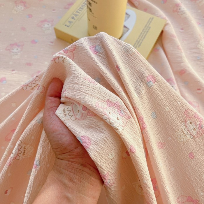 91家纺网 家纺一手货源 找家纺 韩巢家纺 2025新款云感提花双层纱枕套头套枕芯套 小美冰激凌