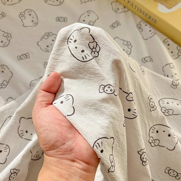 91家纺网 家纺一手货源 找家纺 韩巢家纺 2025新款云感提花双层纱枕套头套枕芯套 猫咪恋人